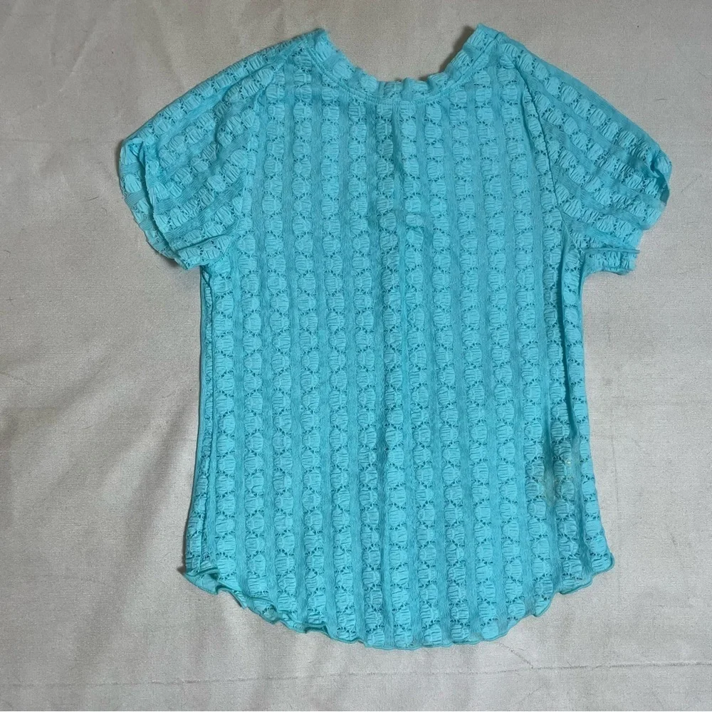 New Free People Blue Maggie Tee Size S